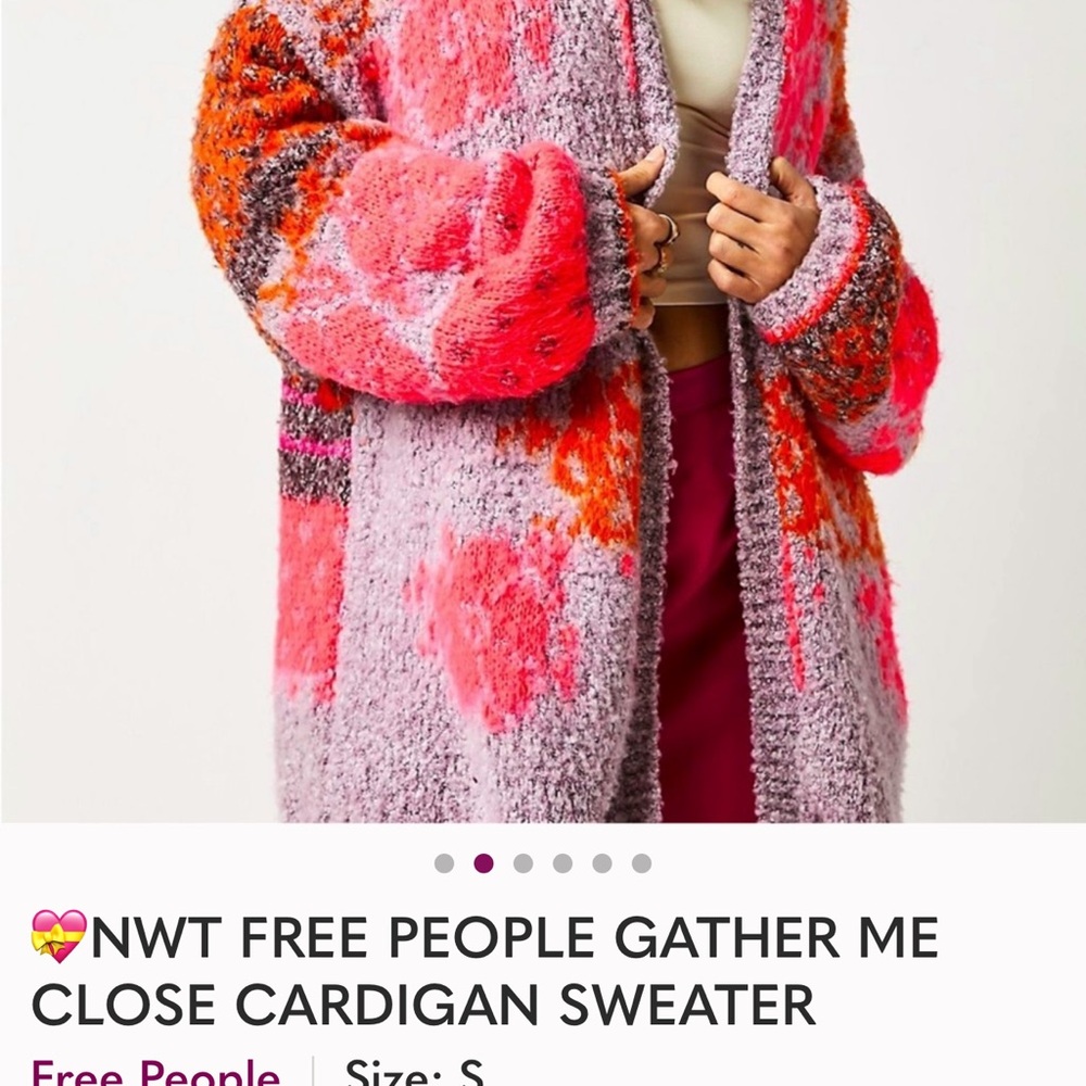 Free people gather me close cardi NWT - Picture 2 of 7